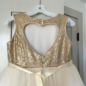 David's Bridal Flower Girl Gown -Size 14+